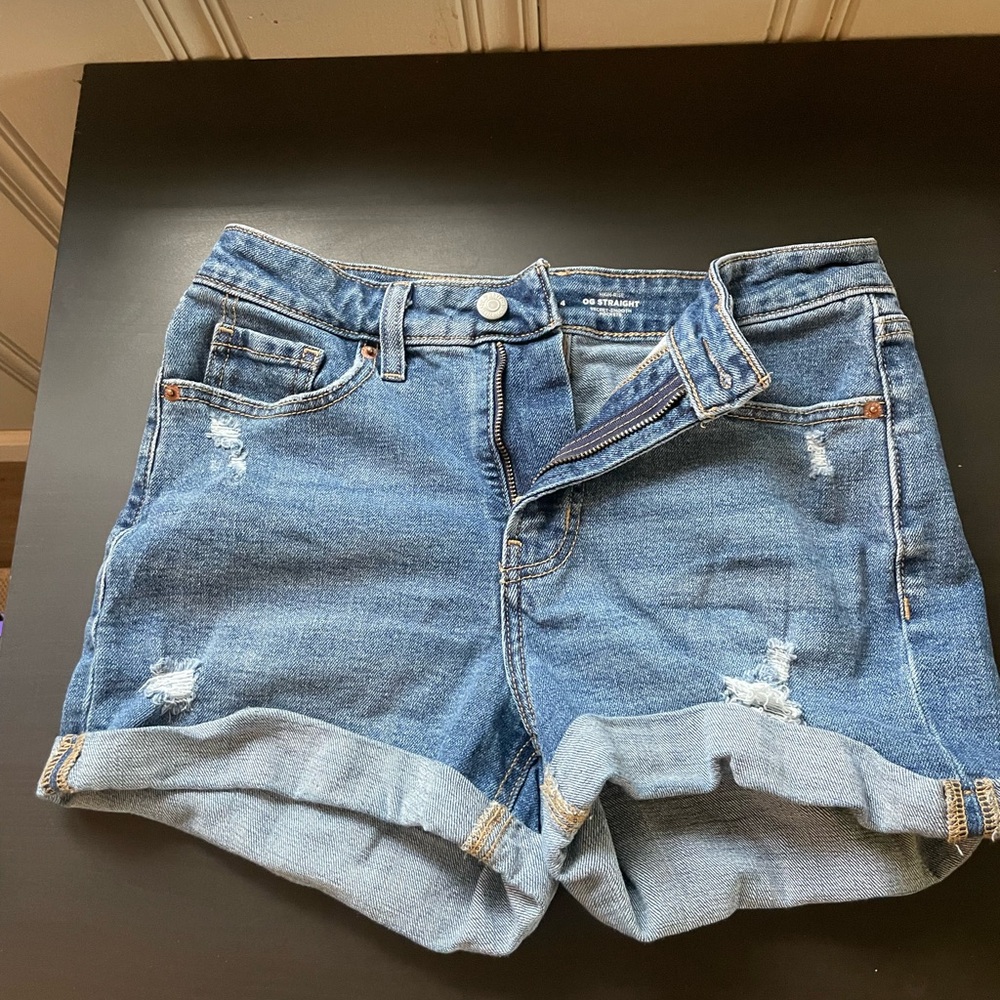 Old Navy Distressed Blue Jean Shorts